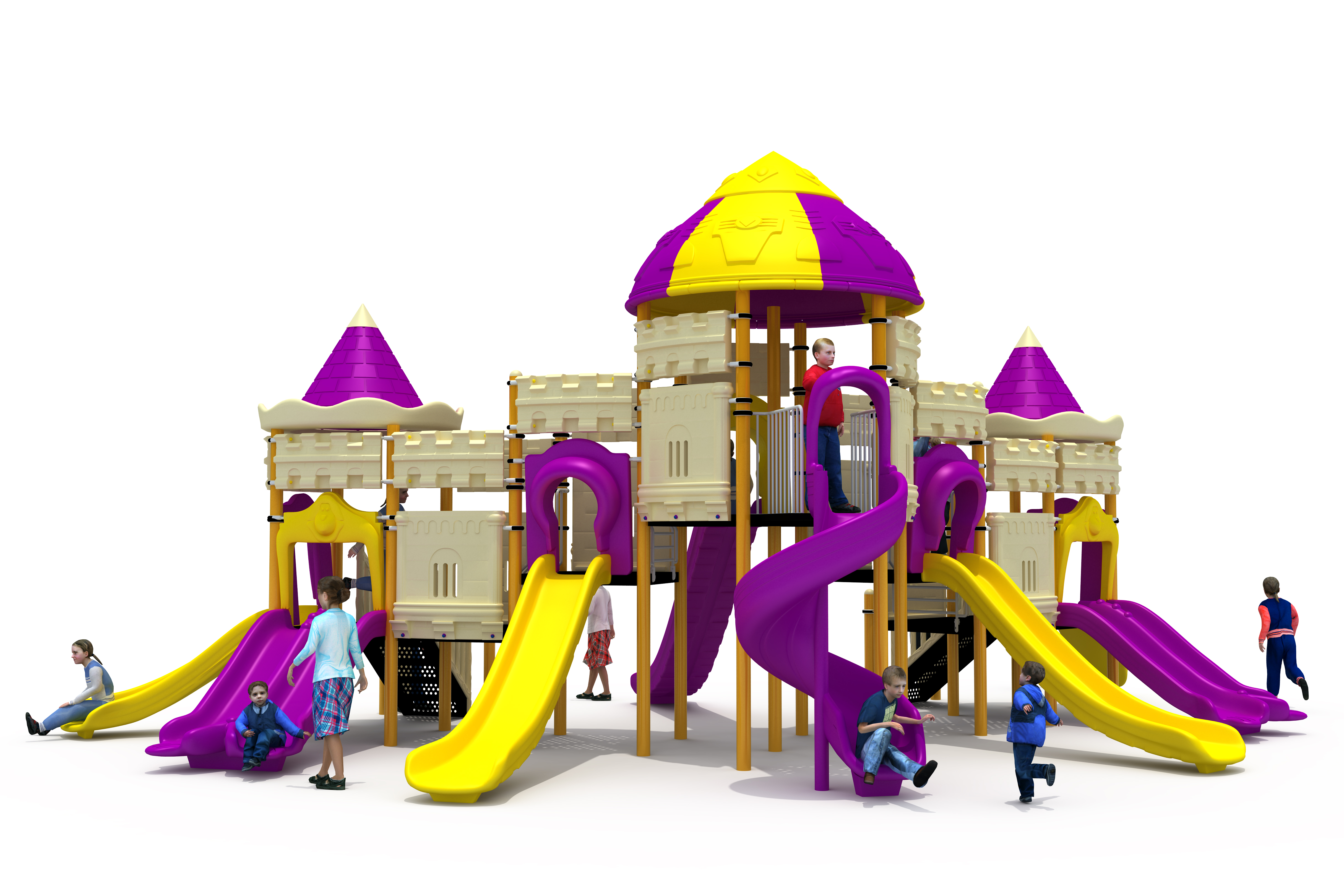 Kale Temalı Oyun Grubu B-200 PRK-206 | Temalı Metal Oyun Grupları | Erse Kent Mobilyaları